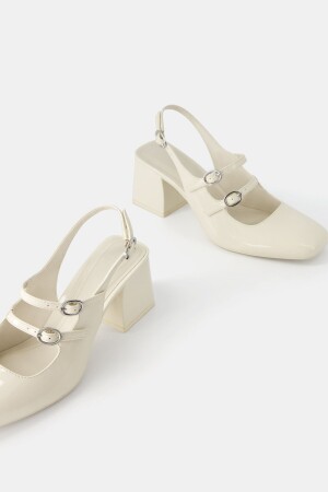 Mary Jane Slingback-Schuhe mit Blockabsatz - 6