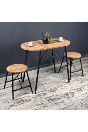 مقعد من طاولة MNZ مجموعة طاولة طاولة مطبخات أوتلانتيكي البين اوفال طاولة طاولة طاولة طاولة تناول الطعام 1229 - Eportatif