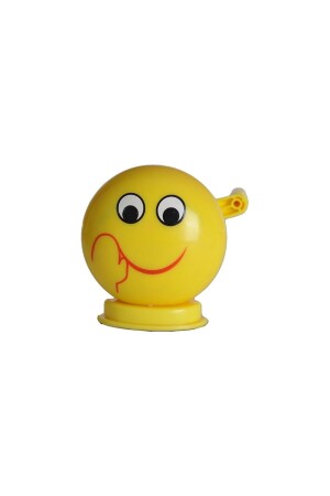 Masaüstü Yüz Emoji Şekilli Kalemtraş - Selam -sarı - 1