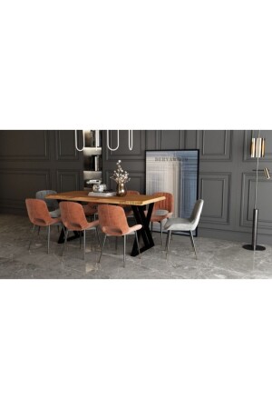 Masif Ahşap Pinus Sulamalı Yemek Masası 70*100*76CM - Deryawood