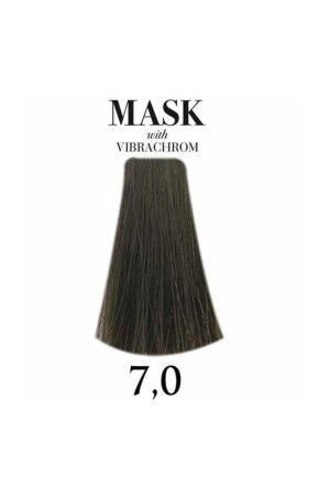 Mask Vibrachrom 7-0 Mittelbraune Haarfarbe 100 ml - 1