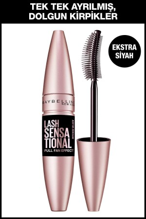 مقبض أسود مكثف مع تأثير المروحة - أسود إضافي - Maybelline New York
