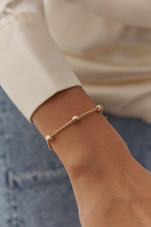 Massives Seilarmband aus 14 Karat Gold - 2