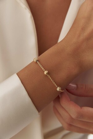 Massives Seilarmband aus 14 Karat Gold - 4