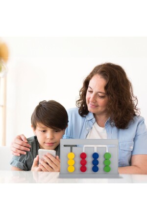 Master Abacus Rubik Abacus Montessori Intelligenzspiel unterstützt mit digitalen Spielkarten - 10