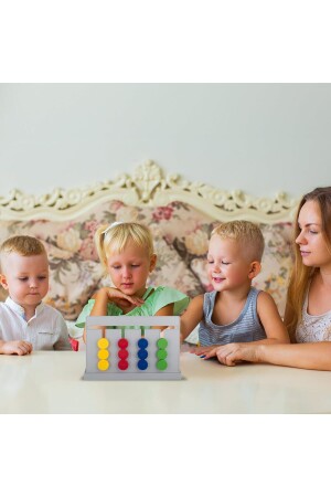 Master Abacus Rubik Abaküs Montessori Zeka Oyunu Dijital Oyun Kartları Ile Destekli - 9