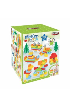 Master Bloks Kapaklı Kutu 260 Parça T01004417 - 2