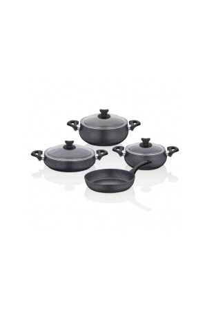 Master Cook Tombik 7-teiliges Kochgeschirrset Space Grey TAC-4757 - 2