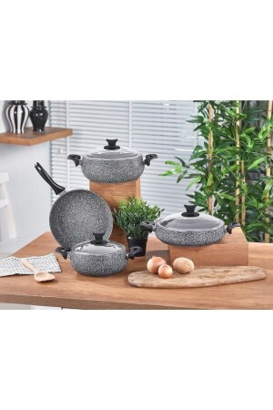 Mastercook Tombik 7-teiliges Set Grau - 4