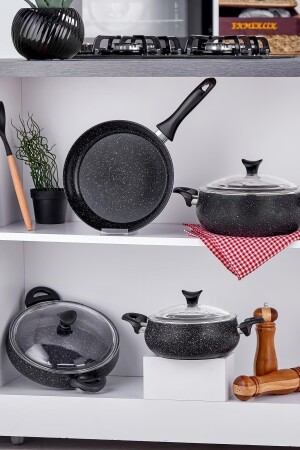 Mastercook Tombik 7-teiliges Set Schwarz - 2