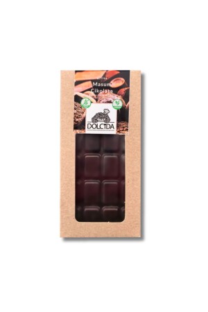 Masum Çikolata-Bitter (Şeker ilavesiz- Glütensiz- Vegan) - 1