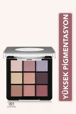 Mat & Işıltılı Kremsi Far Paleti - Eye Shadow Palette - 001 Fallen Angel- 8682536048439 6591 - 2