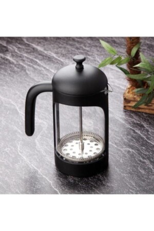 Mat Siyah French Press 600 ml - Zc547 ZC547 - 2