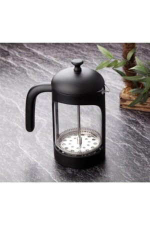 Mat Siyah French Press 600 ml - Zc547 ZC547 - 3