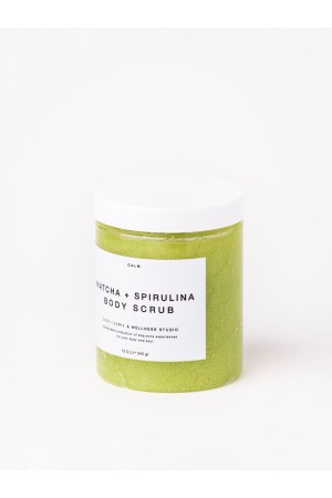 Matcha Spirulina Body Scrub Vücut Ovması Jel Peeling - 3