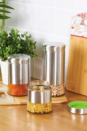 Mate 3-teiliger Glas-Aufbewahrungsbehälter 153. 03. 06. 5260 - Karaca