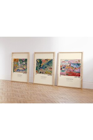 Matisse 3-teiliges ungerahmtes Poster, Wandgemälde, Poster, moderne Malerei, dekoratives ungerahmtes Gemälde-Set PSTR-982308170 - 2