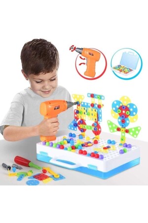 Matkaplı 3d Yaratıcı Tamir Seti Puzzle Eğitici - 2