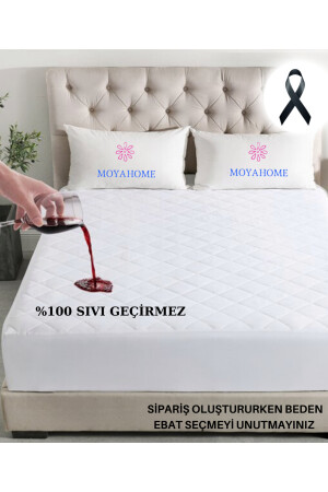 Matratze Quilted Fitted Liquid Proof Mattress Mattress Protector Sheet 9 Size Kfsg KFSG - 1