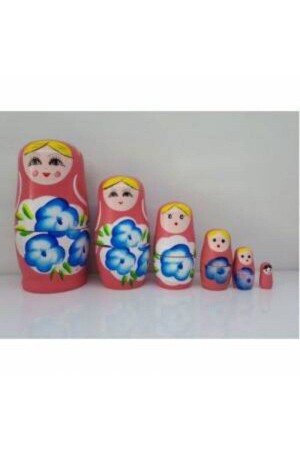 Matroschka-Puppe, Matroschka-Nistspielzeug, 5-teilig, ineinandergreifendes Holzspielzeug, dekorative Verzierung, 5-teilige Matroschka, 5-teilige Matroschka - 7