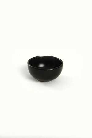 Matte Black Cloud Snack-/Saucenschale 8 cm 6 Stück - 5