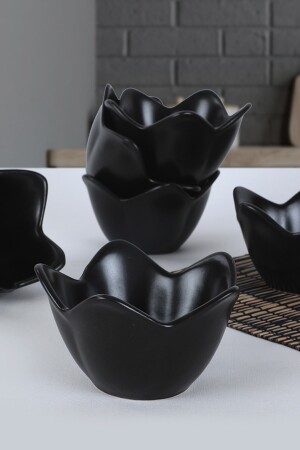 Matte Black Lily Snackschale / Saucenschale 12 cm 6 Stück ST613106F956A0000000ACD700 - 2