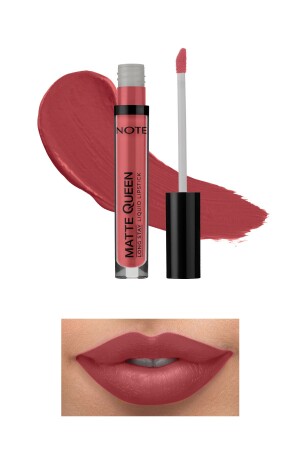 Matte Queen Lipstick Kalıcı Likit Ruj 10 Her Favorite - Pembe - 3