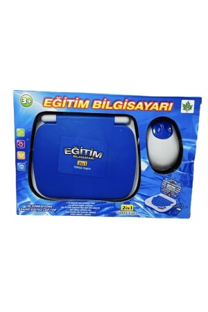 Mavi Eğitici Laptop 100 Fonksiyon Ekranlı Ingilizce Ve Türkçe Bilgisayar g9587 - 3