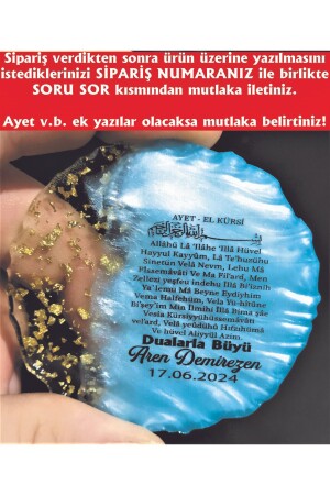 Mavi Epoksi Magnet 10 Adet Sünnet Doğum Günü Mevlüt Söz Nişan Nikah Kına Düğün Kuran - Erenaksesuar