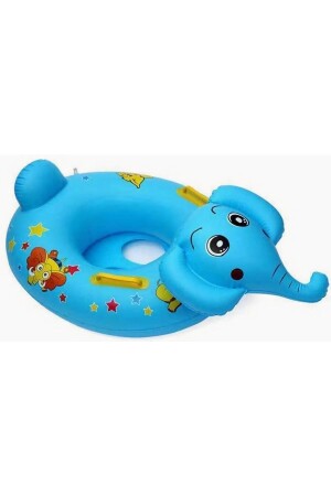 Mavi Oturaklı Bebek Fil Deniz Simidi E22307 - 1