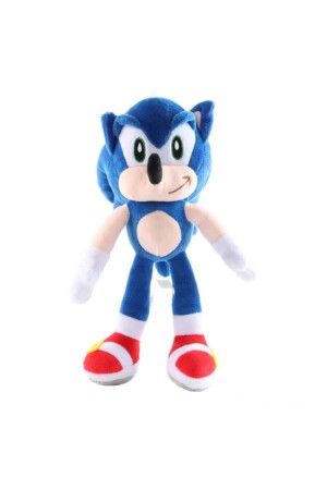 Mavi Sonic Boom Arkadaşları Büyük Boy Kirpi Sonic Figür Peluş Oyuncak Es66088 - 1