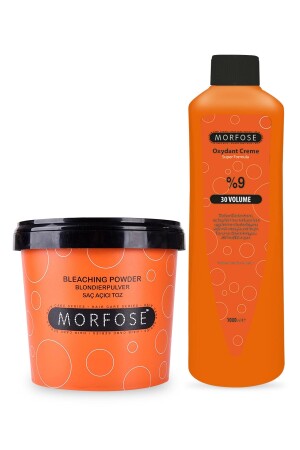 مادة مكنز-بلو بوتر لمسح الشعر أوريال 1000 جر و 30 حجم أكسيد 1000 مل - Morfose