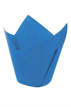 Mavi Tulip Muffin Kek Kalıbı 200'lü TYC00131610669 - 1