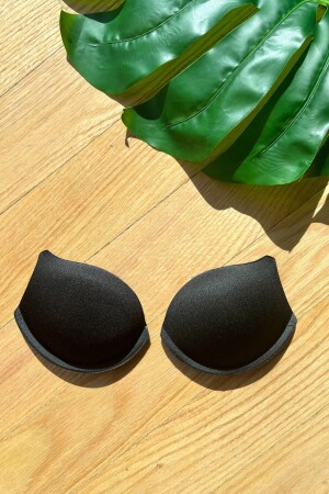 Mayo Bikini Için Dolgu Push Up Kedi Pati Model Siyah Çift - 2