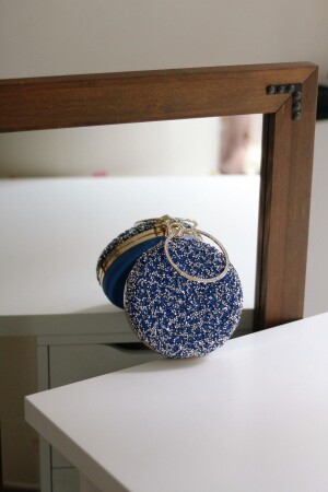 حقيبة مساء من سلسلة حجر زرقاء من قبل النساء MB000498 - Moom Bag