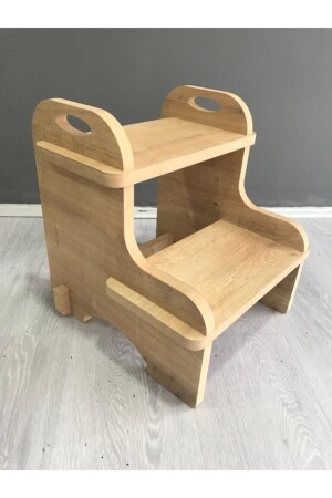 MDF Step Stool Children Baby Bathroom WC Sink Stair Riser BLND. M005 - 2