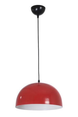 مدريد - مدريد مصممة حديثة مقهى - مطبخ - غرفة المعيشة معدنية حمراء اللون واحد شمعة MDR73 - Fer Avize