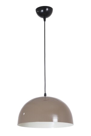 مدريد - مدريد مصممة حديثة مقهى - مطبخ - غرفة المعيشة معدنية بني اللون واحد شمعة MDR73 - Fer Avize