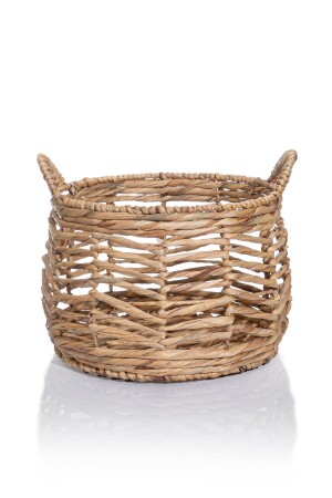 Meander Natural El Yapımı Rattan Örme Su Sümbülü Sepet 30x31cm 8851 KH-8851 - 2