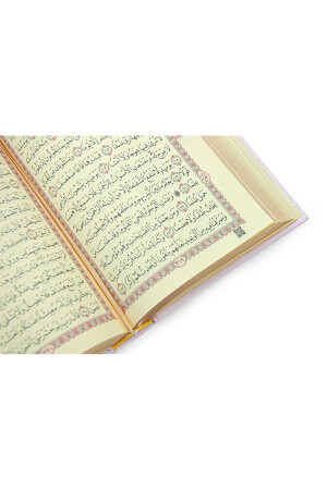 Medina-Kalligraphie-Set aus Koran und Mitgift-Gebetsteppich, passend für das Paket der Braut, Rosa 70 x 110 - 3