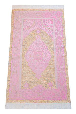 Medina-Kalligraphie-Set aus Koran und Mitgift-Gebetsteppich, passend für das Paket der Braut, Rosa 70 x 110 - 7