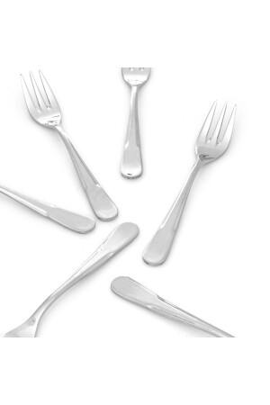 Mediterranes Set mit 6 Dessertgabeln EVIDEA11336 - 4