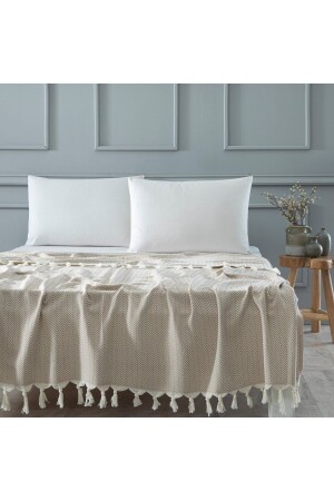 Medley Çift Kişilik Pike Kahve 000001500185696004 - Linens