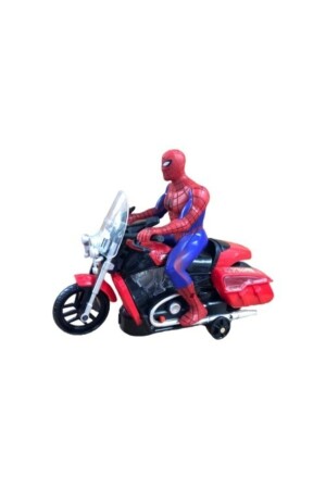 Medska Spiderman Batteriebetriebener, leicht motorisierter Spiderman, Spiderman, Motar, Motorrad Y058 spıdermanmotorsiklet58 - 1