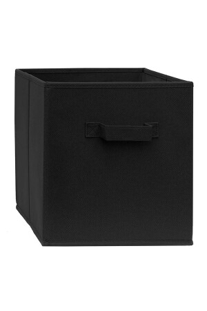 Mehrzweck-2-teilige Schrank-Organizer-Box, dekorative Aufbewahrungsbox, Regal-Organizer, Schwarz MB2LIKUTUSIYAH - 3