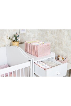 Mehrzweck-Babyzimmer mit Akkordeon-Organisation (3er-Set), Schubladen-Organizer für Babys und Mädchen - 6