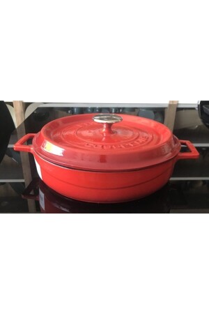 Mehrzweck-Flachtopf Rot Lvyst28k2 28 cm LVYST28K2 FLACHTOPF ROT - 5