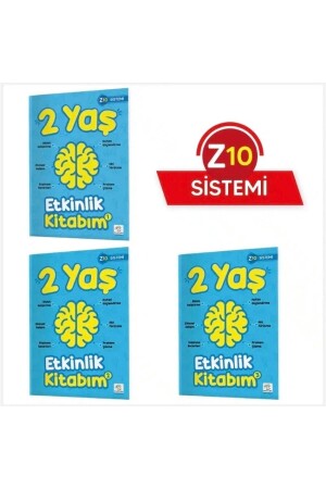 Mein 2-jähriges Aktivitätsbuch-Set (z10-System) 2yaşetkinlik - 1