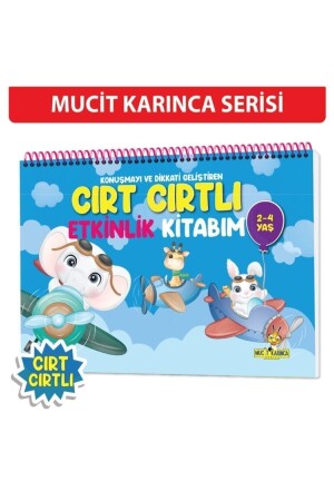 Mein Klett-Aktivitätsbuch für 2–4-Jährige, das Sprache und Aufmerksamkeit verbessert cırt2 - Yükselen Zeka Yayınları