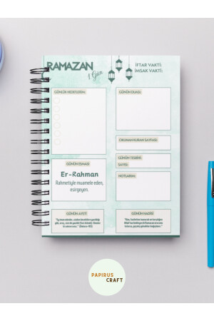 MEIN PERSONALISIERTER RAMADAN-PLANER – MEINE RAMADAN-AGENDA 2024 – PERSONALISIERTER NAMENSBEZEICHNET – DICKES PAPIER - 7